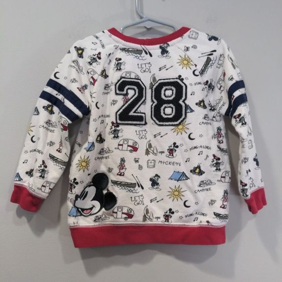Hanna Andersson x Disney Toddler Camper Pullover Sweater Size 100cm (3T) - Picture 7 of 11